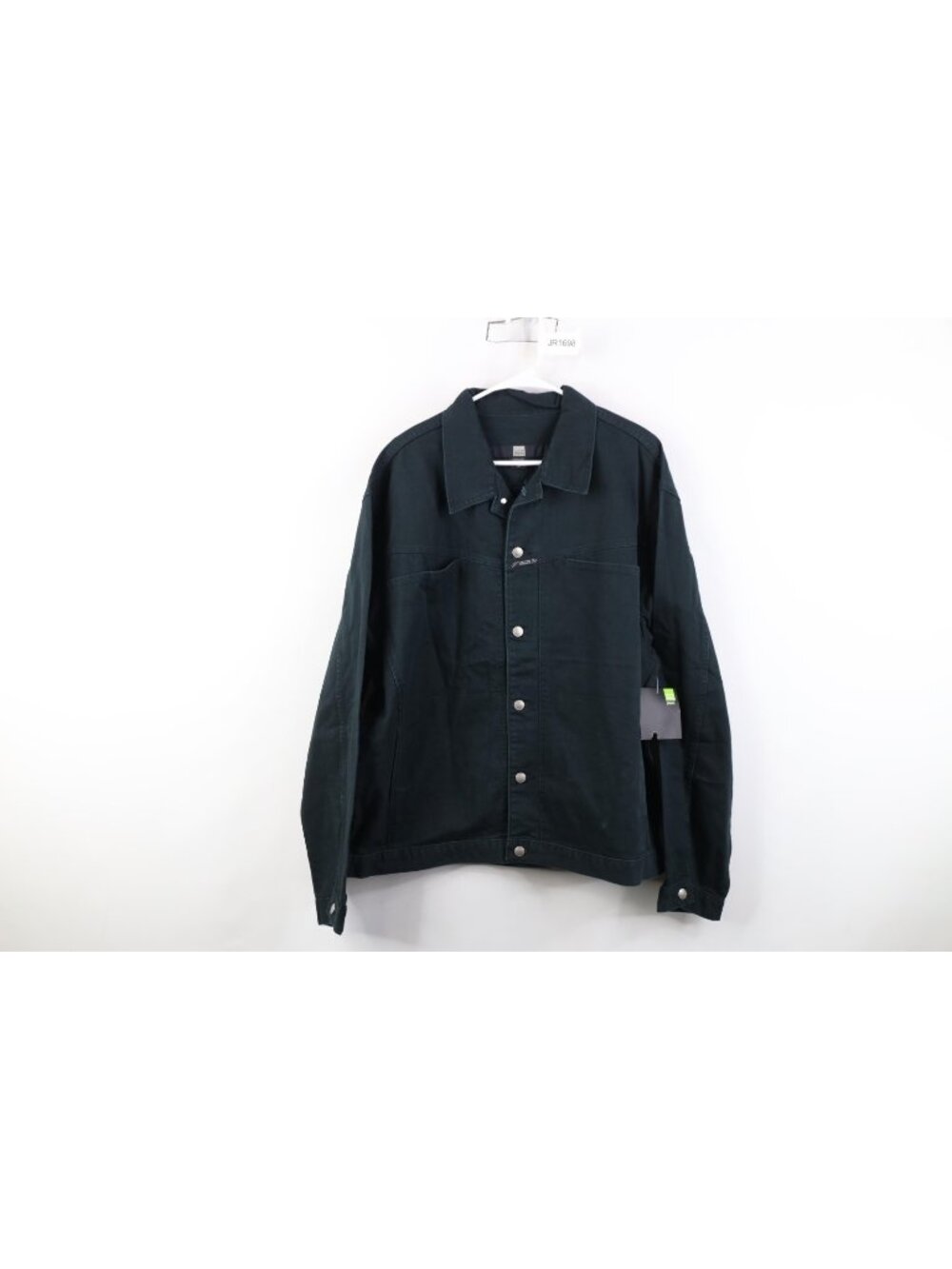 Deadstock Vtg 90s Marithe Francois Girbaud Mens 2XL Trucker Jacket Bronze Green